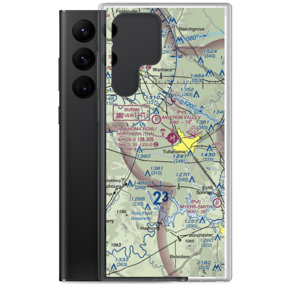 Rutledge Field (TN38) VFR Sectional Samsung Case Samsung Galaxy S22 Ultra model shown