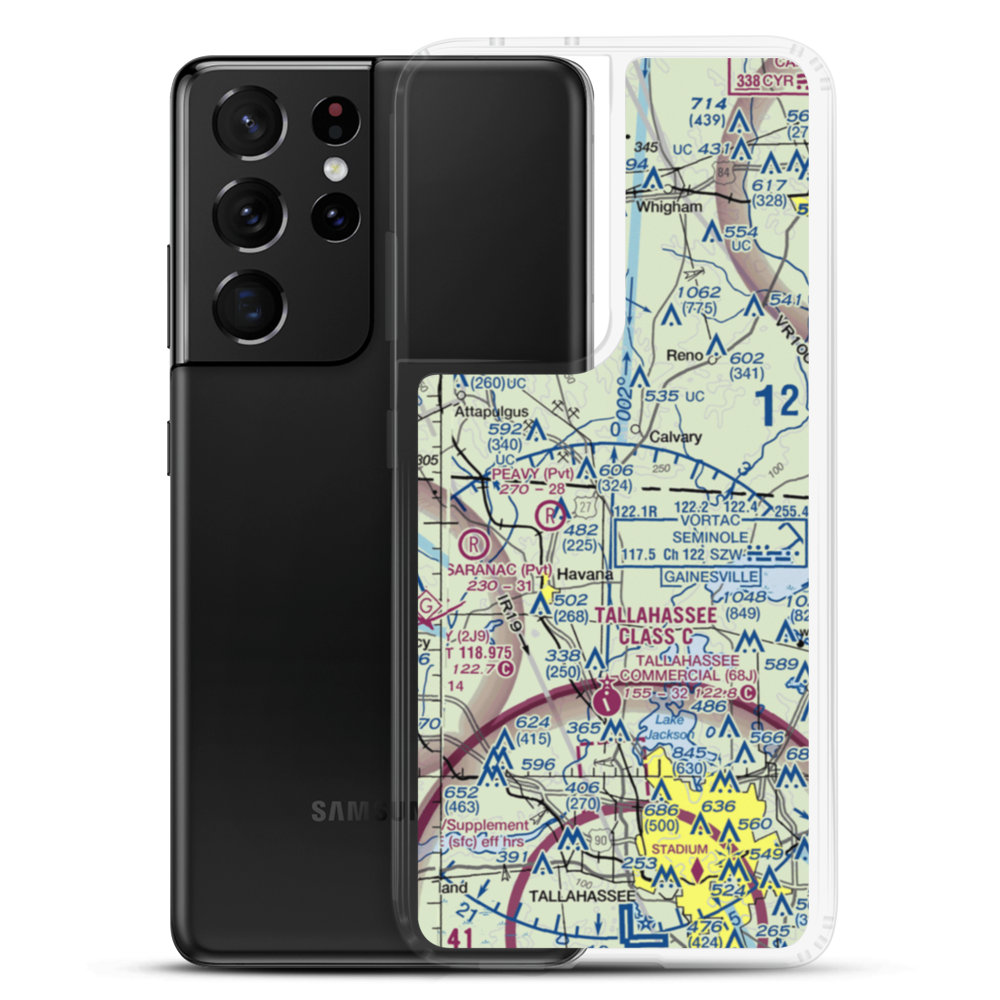 Rutten Dusting Strip (FD55) VFR Sectional Samsung Case Samsung Galaxy S21 Ultra model shown