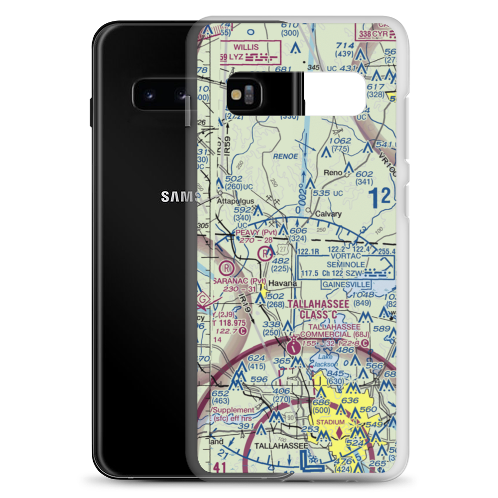 Rutten Dusting Strip (FD55) VFR Sectional Samsung Case Samsung Galaxy S10+ model shown