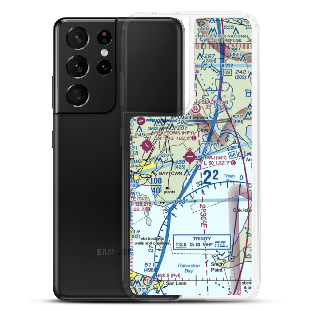 RWJ Airpark (54T) VFR Sectional Samsung Case Samsung Galaxy S21 Ultra model shown