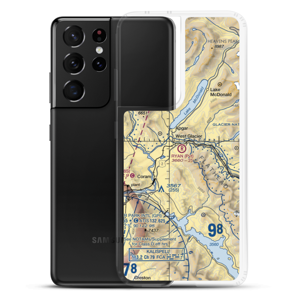 Ryan Field (2MT1) VFR Sectional Samsung Case Samsung Galaxy S21 Ultra model shown