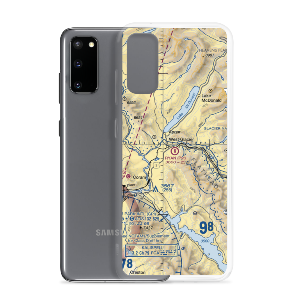 Ryan Field (2MT1) VFR Sectional Samsung Case Samsung Galaxy S20 model shown