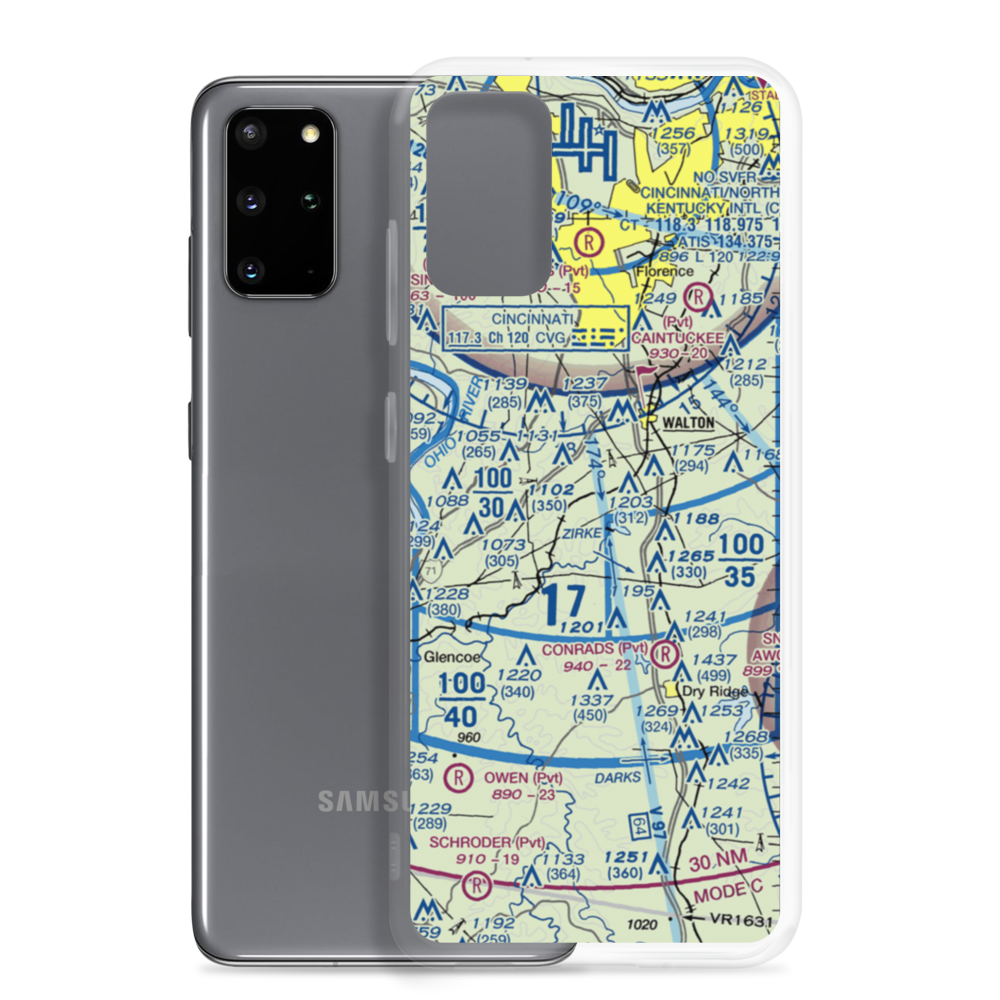 Ryan Field (7KY2) VFR Sectional Samsung Case Samsung Galaxy S20 Plus model shown