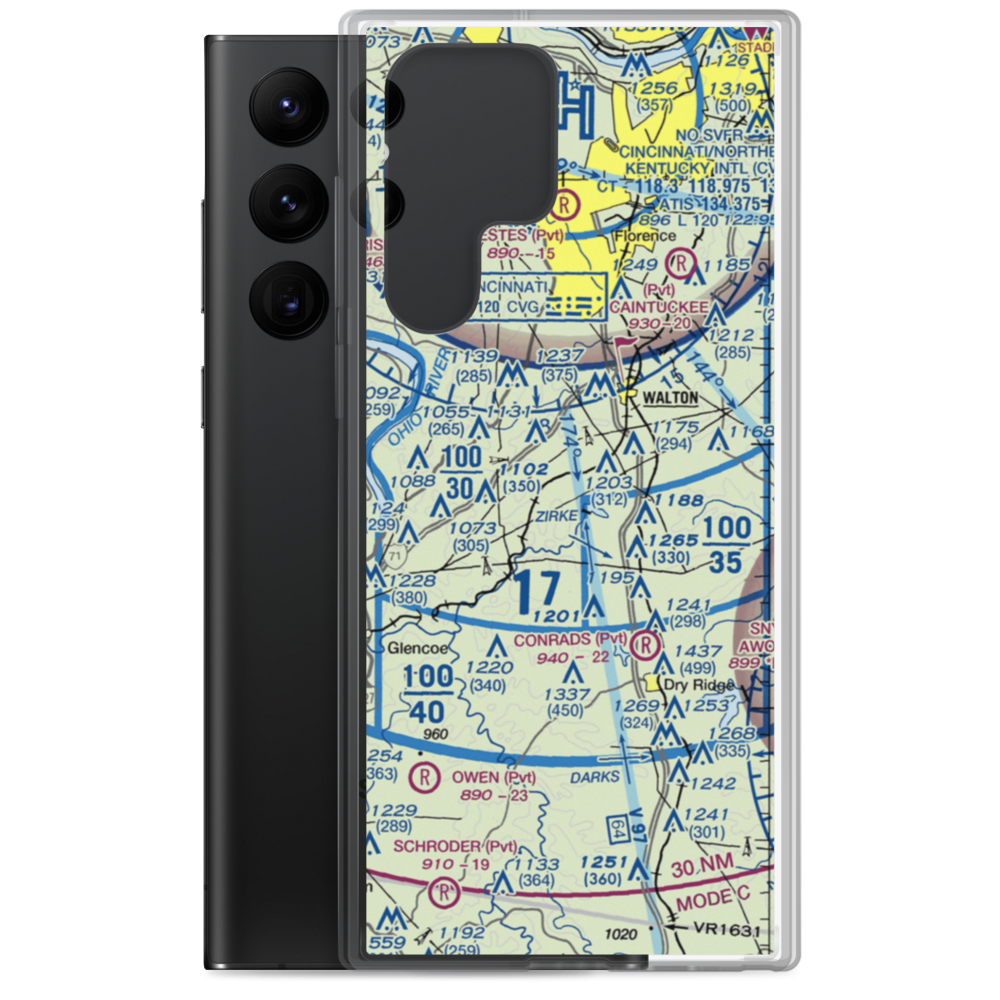 Ryan Field (7KY2) VFR Sectional Samsung Case Samsung Galaxy S22 Ultra model shown