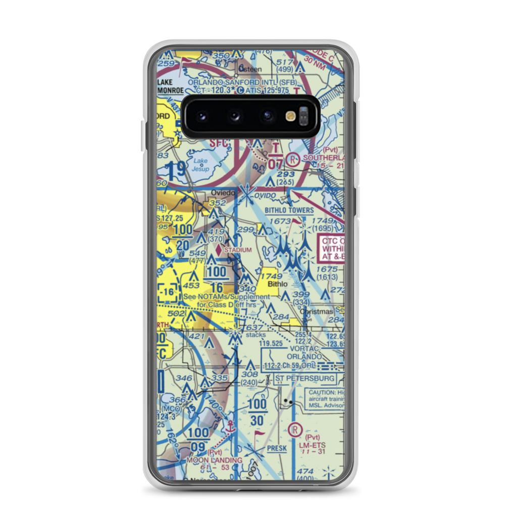Rybolt Ranch Airport (01FA) VFR Sectional Samsung Case Samsung Galaxy S10 model shown