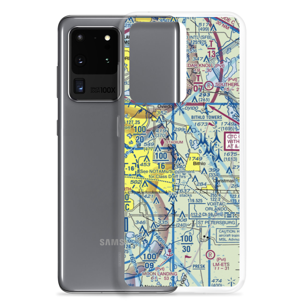 Rybolt Ranch Airport (01FA) VFR Sectional Samsung Case Samsung Galaxy S20 Ultra model shown