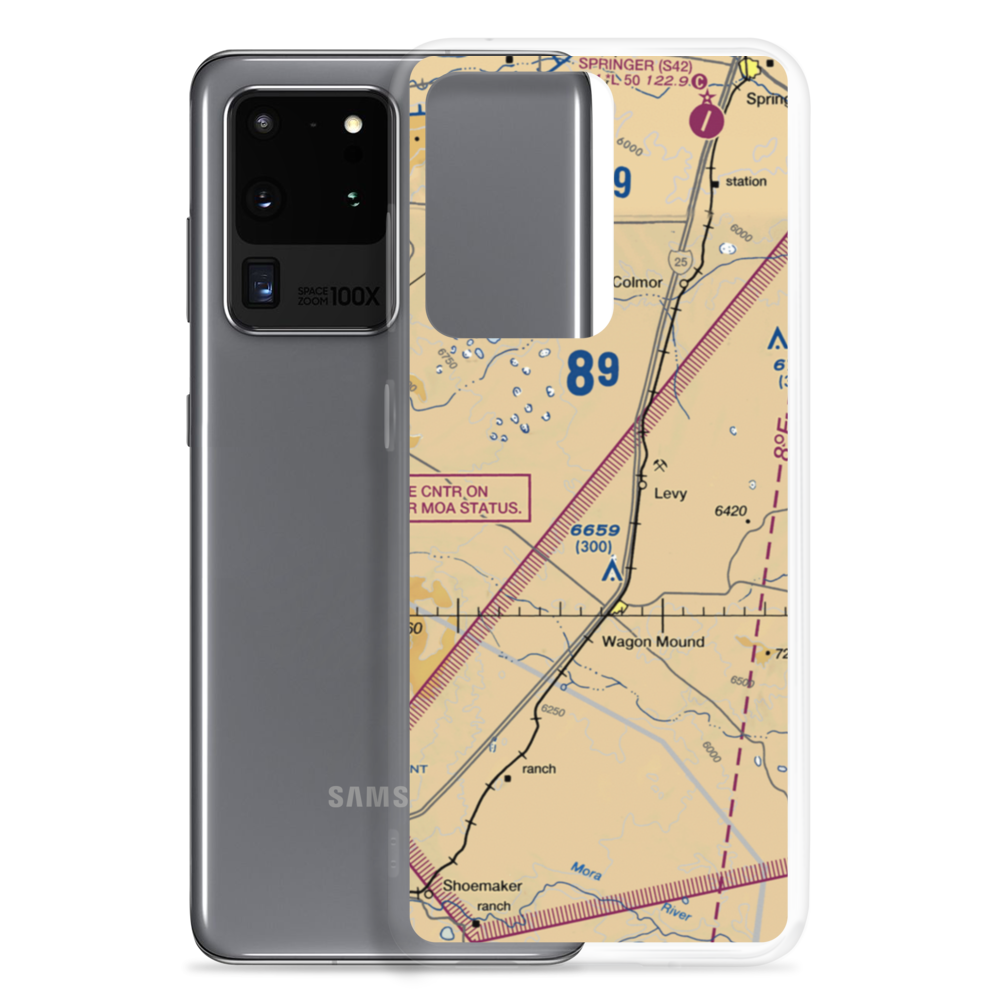 S & S Ranch Airport (98NM) VFR Sectional Samsung Case Samsung Galaxy S20 Ultra model shown