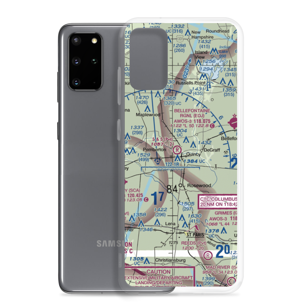 S and S Field (1OH1) VFR Sectional Samsung Case Samsung Galaxy S20 Plus model shown