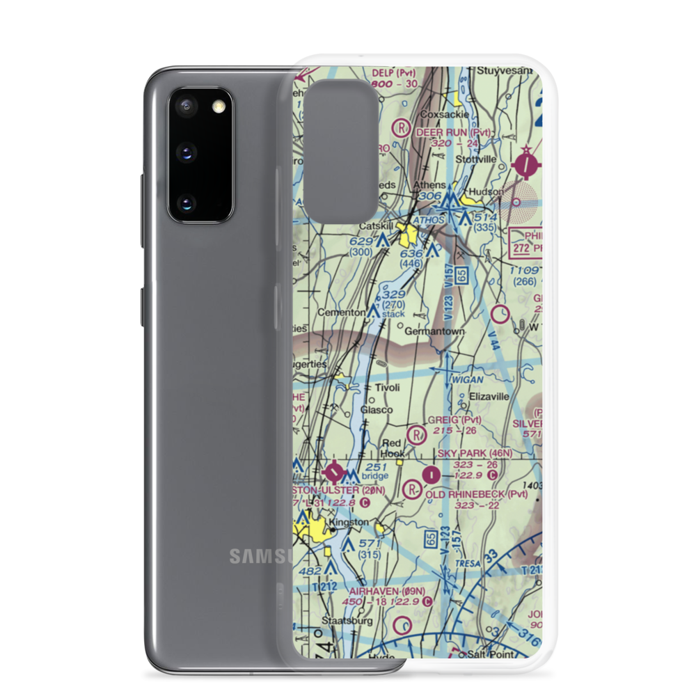 S.O.P. Airport (NK06) VFR Sectional Samsung Case Samsung Galaxy S20 model shown
