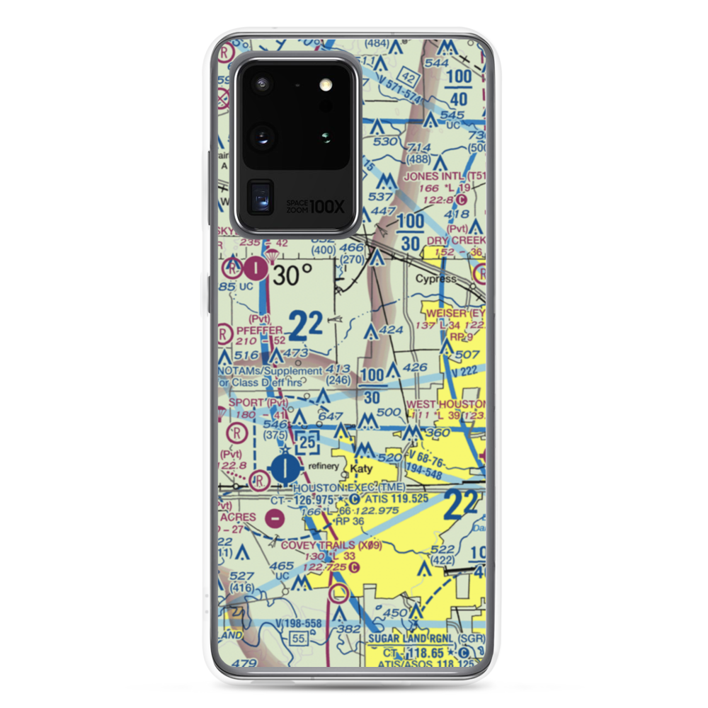 Sack-O-Grande Acroport Airport (9X9) VFR Sectional Samsung Case Samsung Galaxy S20 Ultra model shown