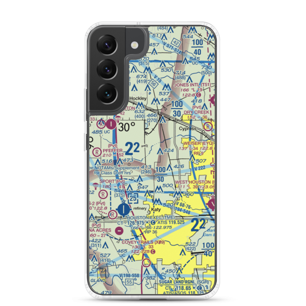 Sack-O-Grande Acroport Airport (9X9) VFR Sectional Samsung Case Samsung Galaxy S22 Plus model shown