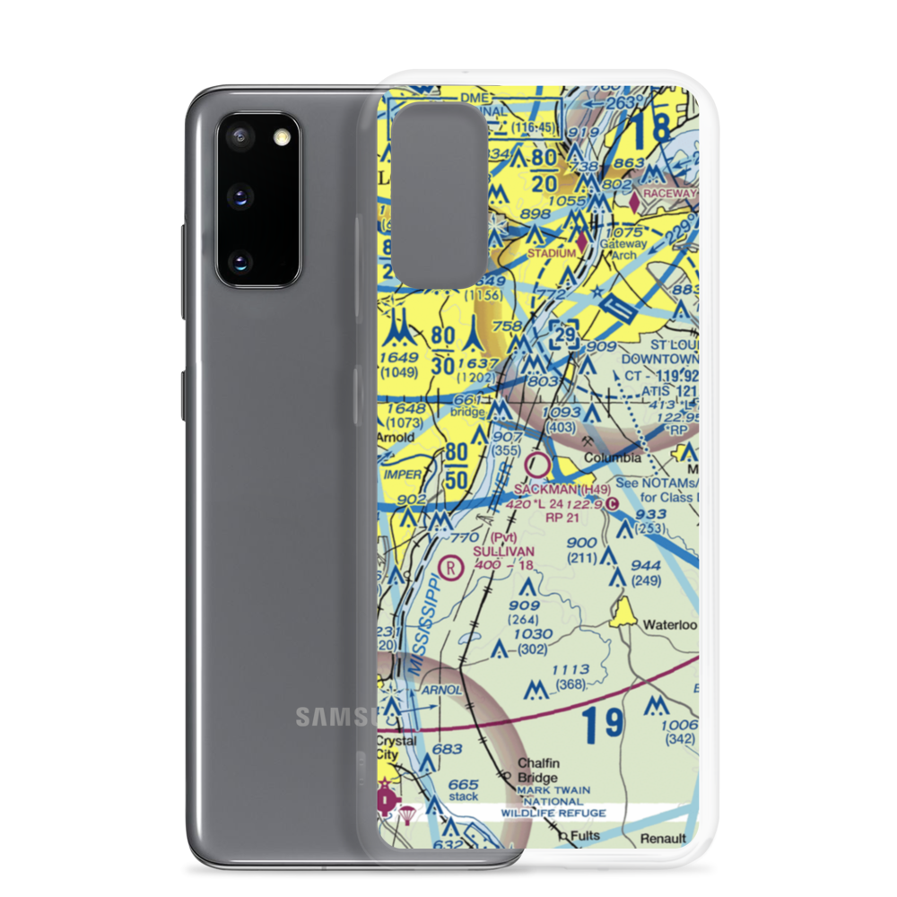 Sackman Field (H49) VFR Sectional Samsung Case Samsung Galaxy S20 model shown