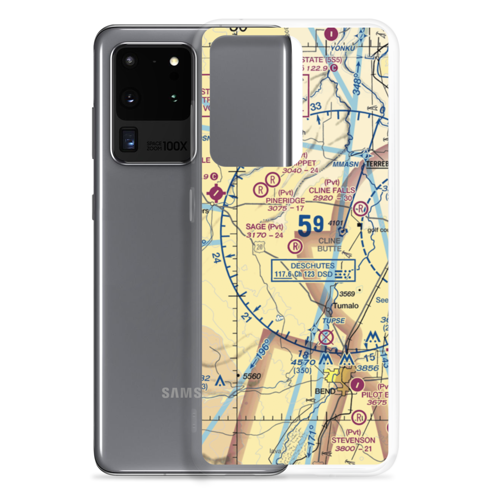 Sage Ranch Airport (OG15) VFR Sectional Samsung Case Samsung Galaxy S20 Ultra model shown