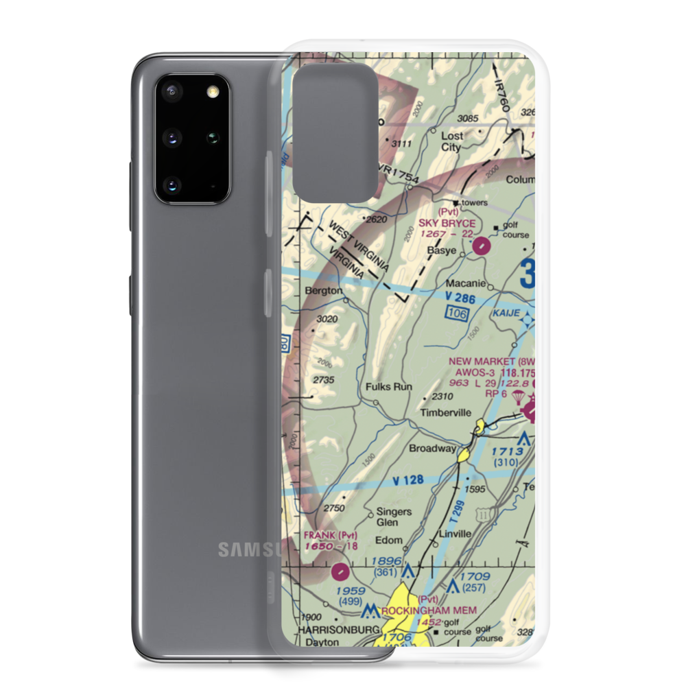 Sager Field (VG31) VFR Sectional Samsung Case Samsung Galaxy S20 Plus model shown
