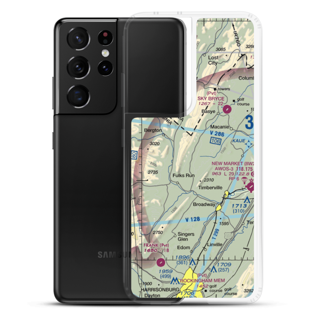 Sager Field (VG31) VFR Sectional Samsung Case Samsung Galaxy S21 Ultra model shown
