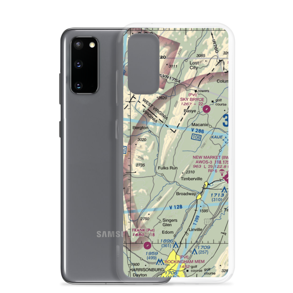 Sager Field (VG31) VFR Sectional Samsung Case Samsung Galaxy S20 model shown