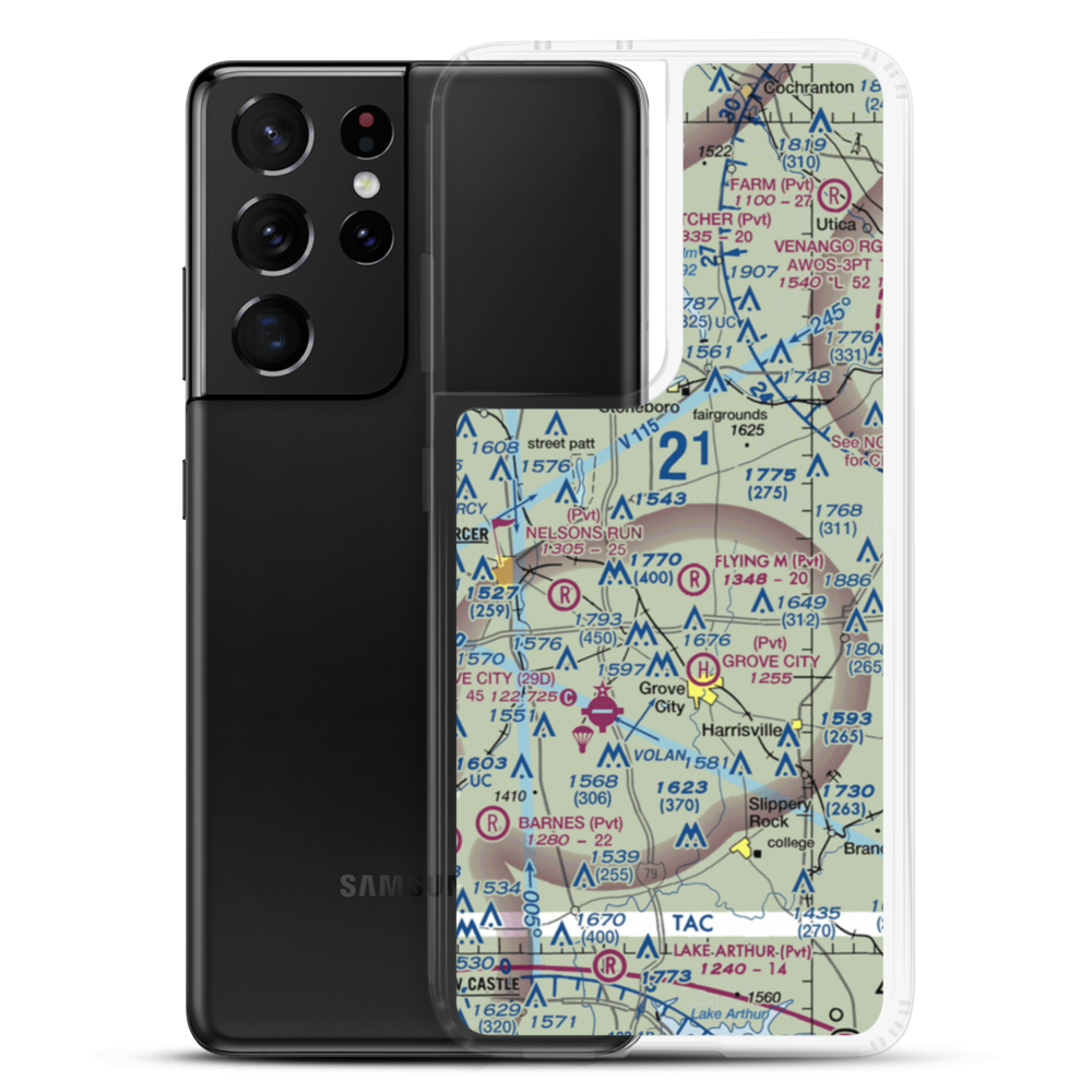 Sagulla Airport (PN31) VFR Sectional Samsung Case Samsung Galaxy S21 Ultra model shown
