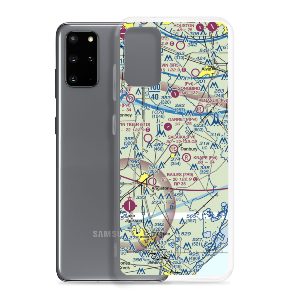 Salaika Aviation Airport (07TA) VFR Sectional Samsung Case Samsung Galaxy S20 Plus model shown