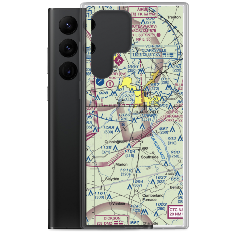 Salem Field (11TN) VFR Sectional Samsung Case Samsung Galaxy S22 Ultra model shown