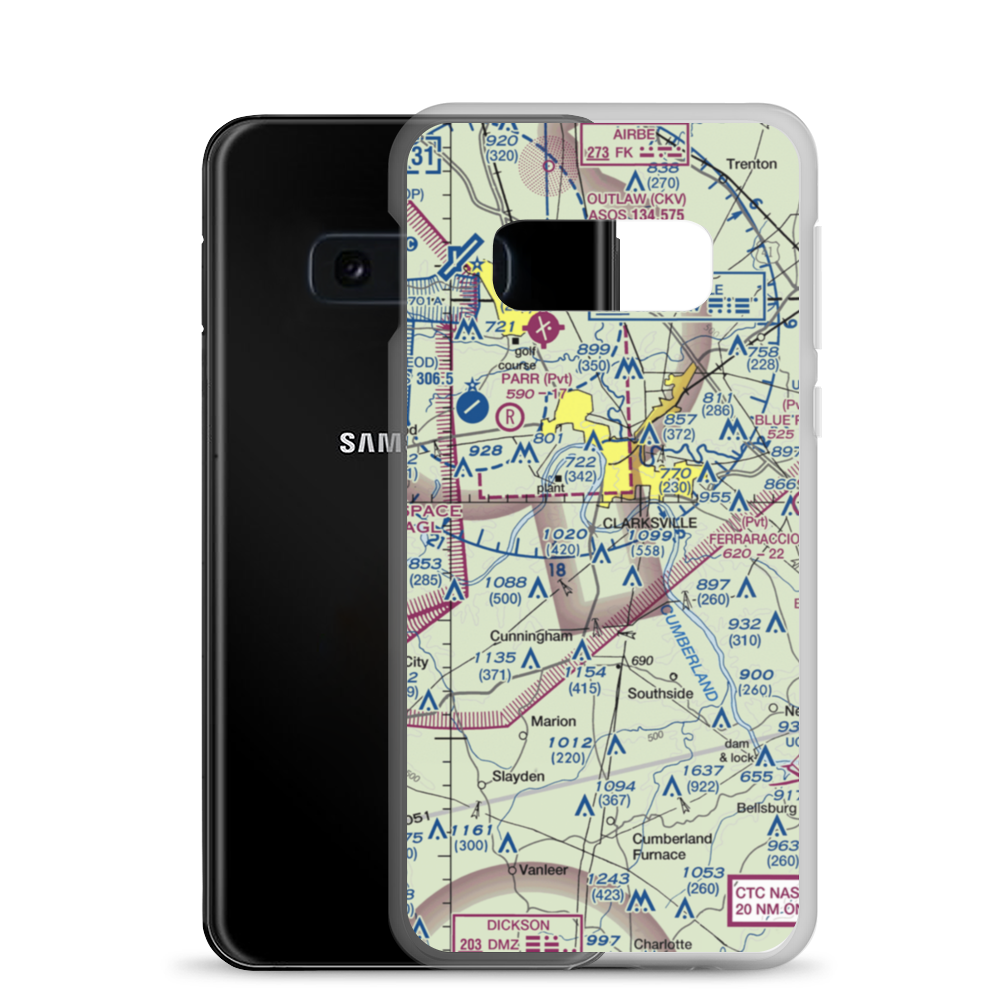 Salem Field (11TN) VFR Sectional Samsung Case Samsung Galaxy S10e model shown