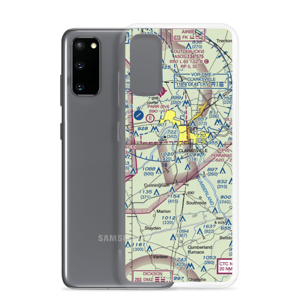 Salem Field (11TN) VFR Sectional Samsung Case Samsung Galaxy S20 model shown