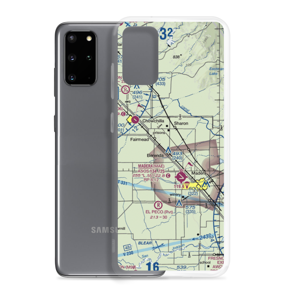 Sallaberry Ranch Strip (48CN) VFR Sectional Samsung Case Samsung Galaxy S20 Plus model shown