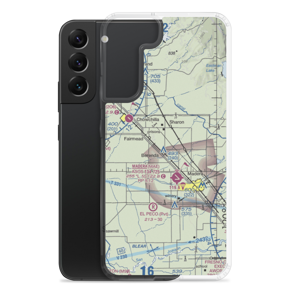 Sallaberry Ranch Strip (48CN) VFR Sectional Samsung Case Samsung Galaxy S22 Plus model shown