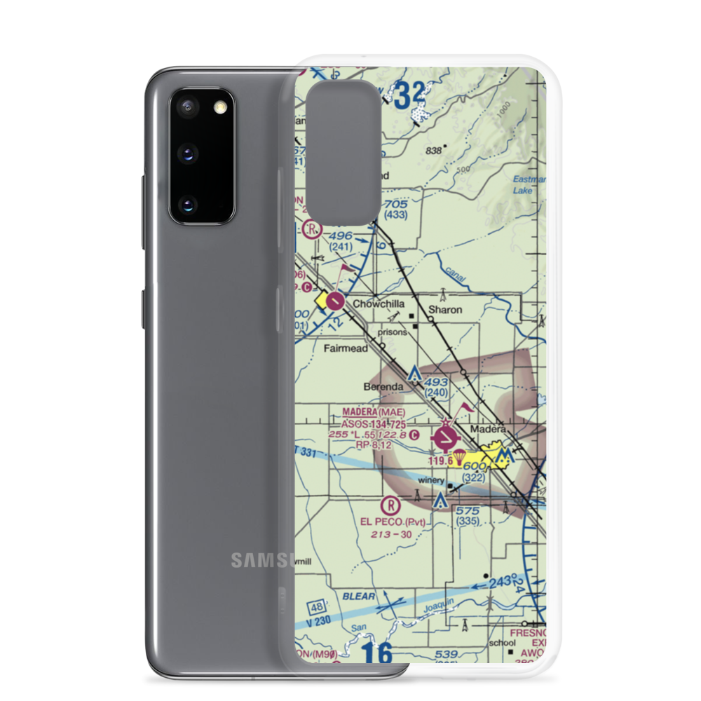 Sallaberry Ranch Strip (48CN) VFR Sectional Samsung Case Samsung Galaxy S20 model shown