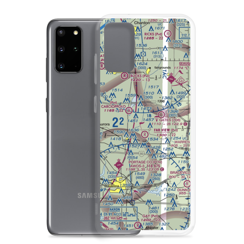 Salt Box Airport (0OI4) VFR Sectional Samsung Case Samsung Galaxy S20 Plus model shown