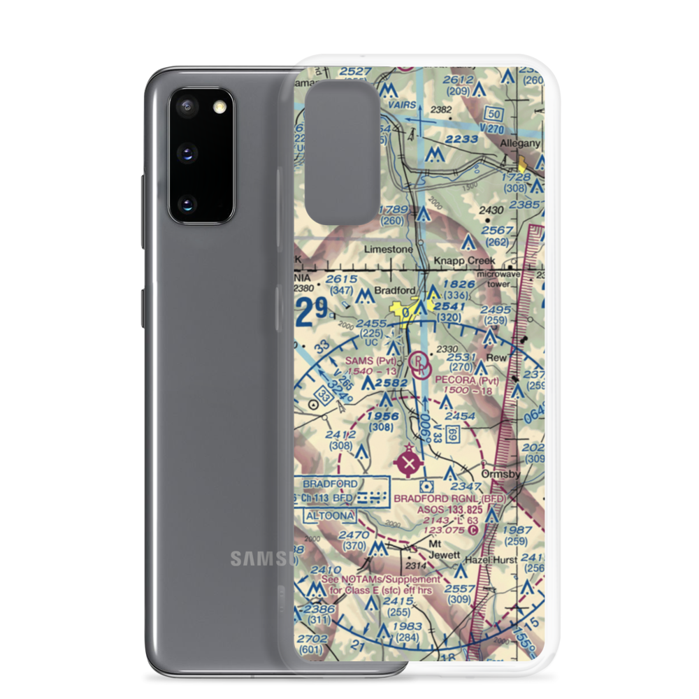 Sam's Field (6PN5) VFR Sectional Samsung Case Samsung Galaxy S20 model shown