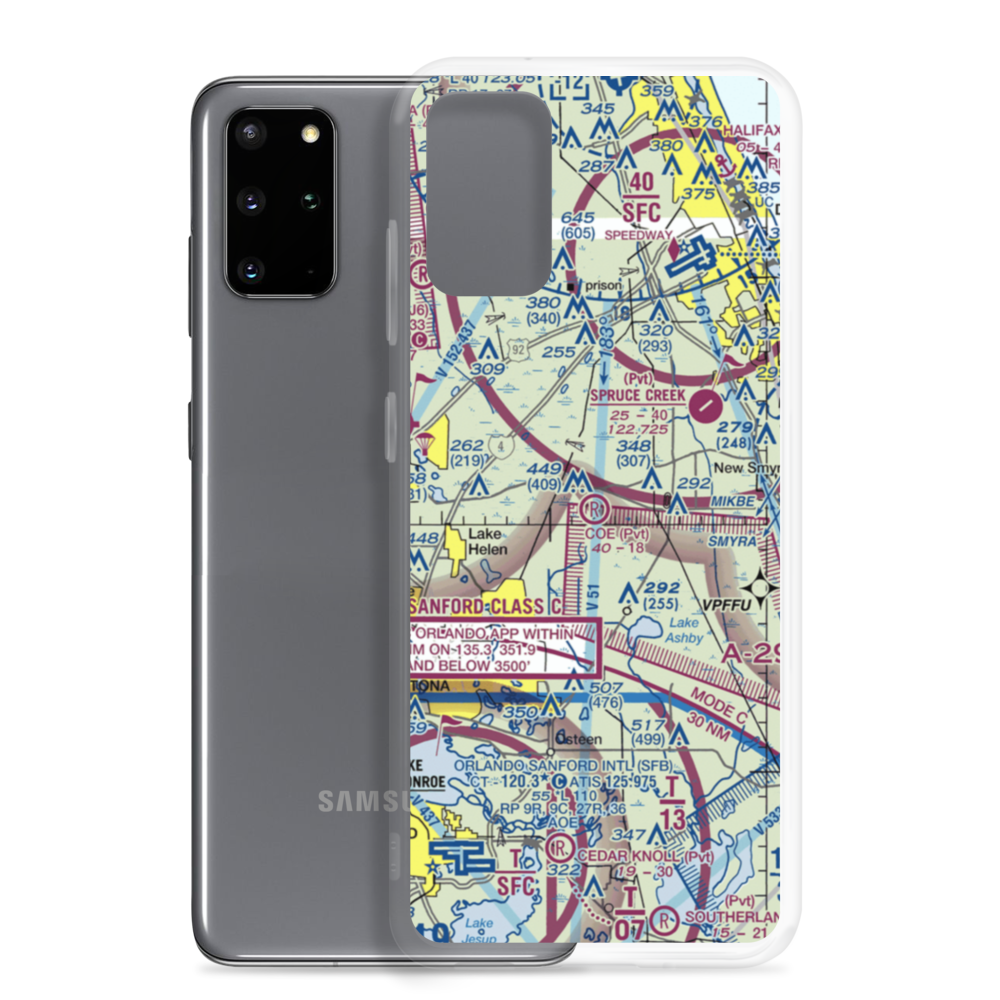 Samsula / Coe Field (8FA4) VFR Sectional Samsung Case Samsung Galaxy S20 Plus model shown