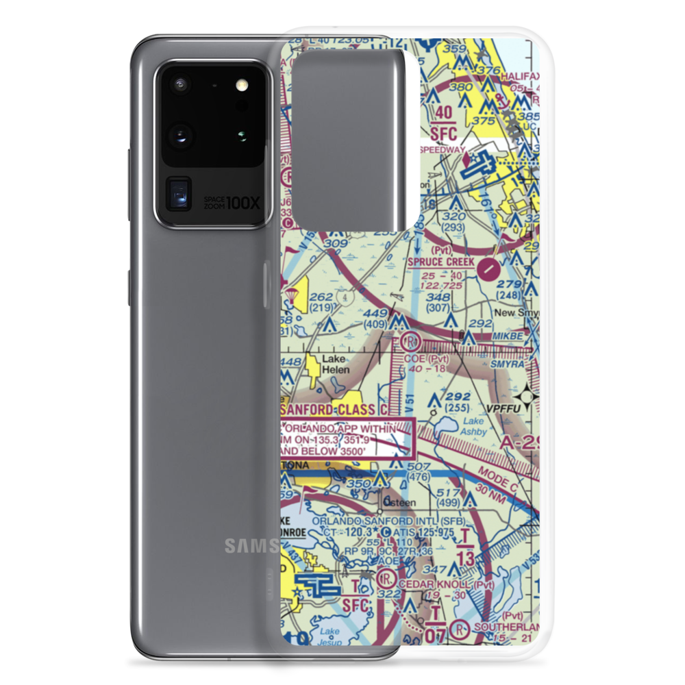 Samsula / Coe Field (8FA4) VFR Sectional Samsung Case Samsung Galaxy S20 Ultra model shown