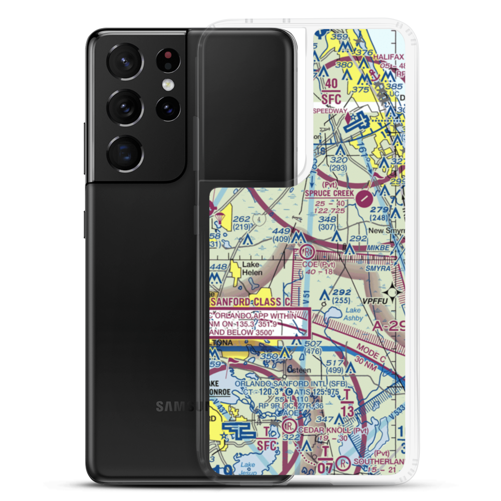 Samsula / Coe Field (8FA4) VFR Sectional Samsung Case Samsung Galaxy S21 Ultra model shown