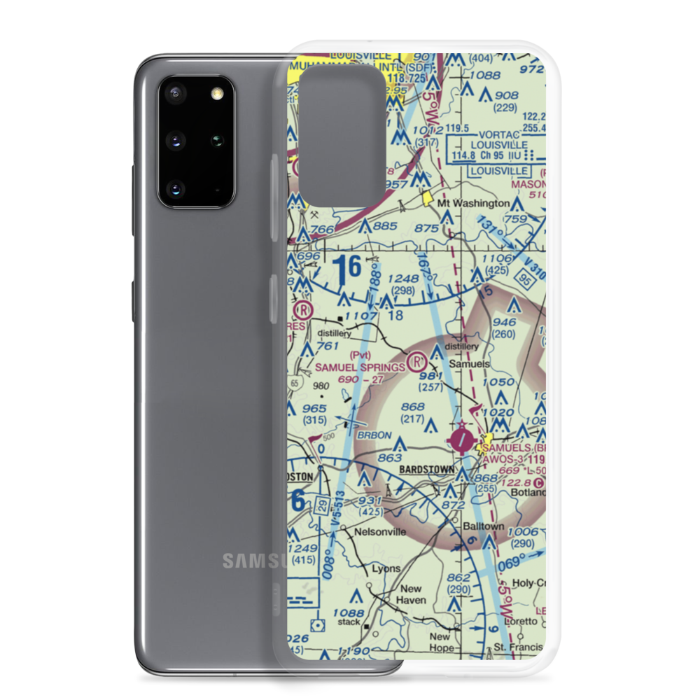 Samuels Springs Airport (59KY) VFR Sectional Samsung Case Samsung Galaxy S20 Plus model shown