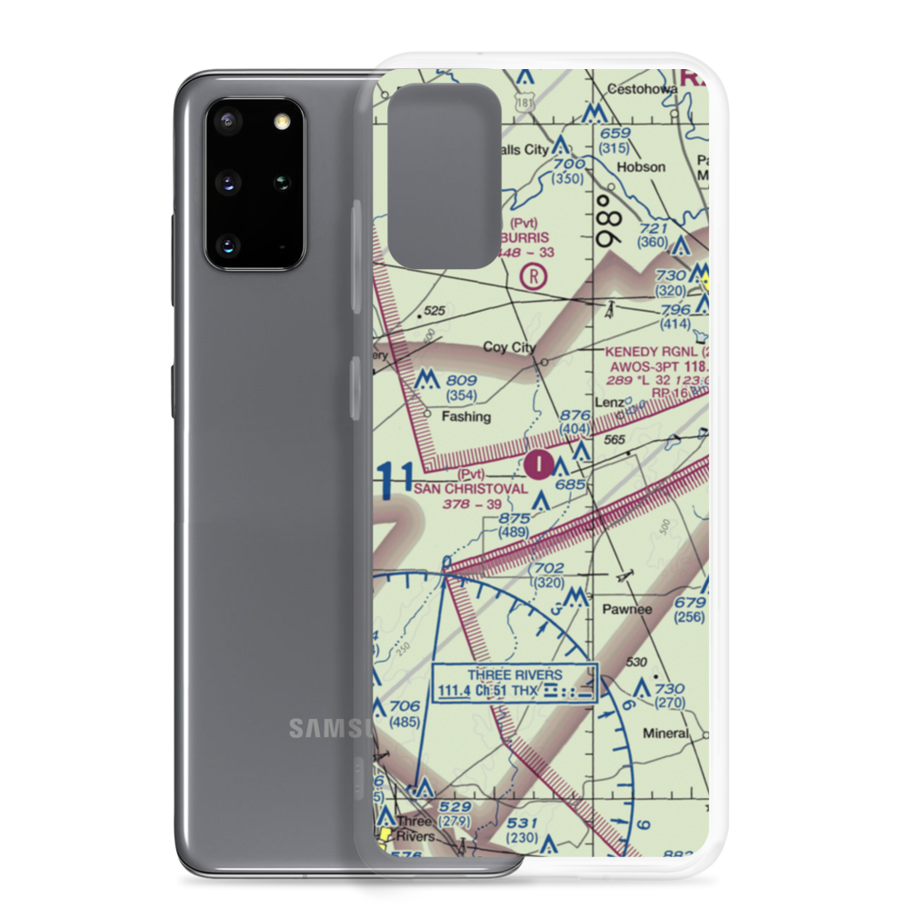 San Christoval Ranch Airport (XS71) VFR Sectional Samsung Case Samsung Galaxy S20 Plus model shown