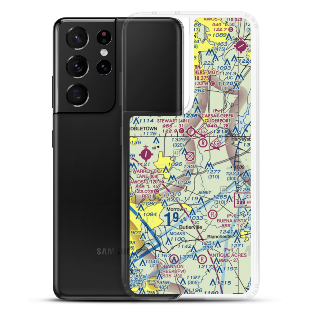 San Mar Gale Airport (US-0047) VFR Sectional Samsung Case Samsung Galaxy S21 Ultra model shown