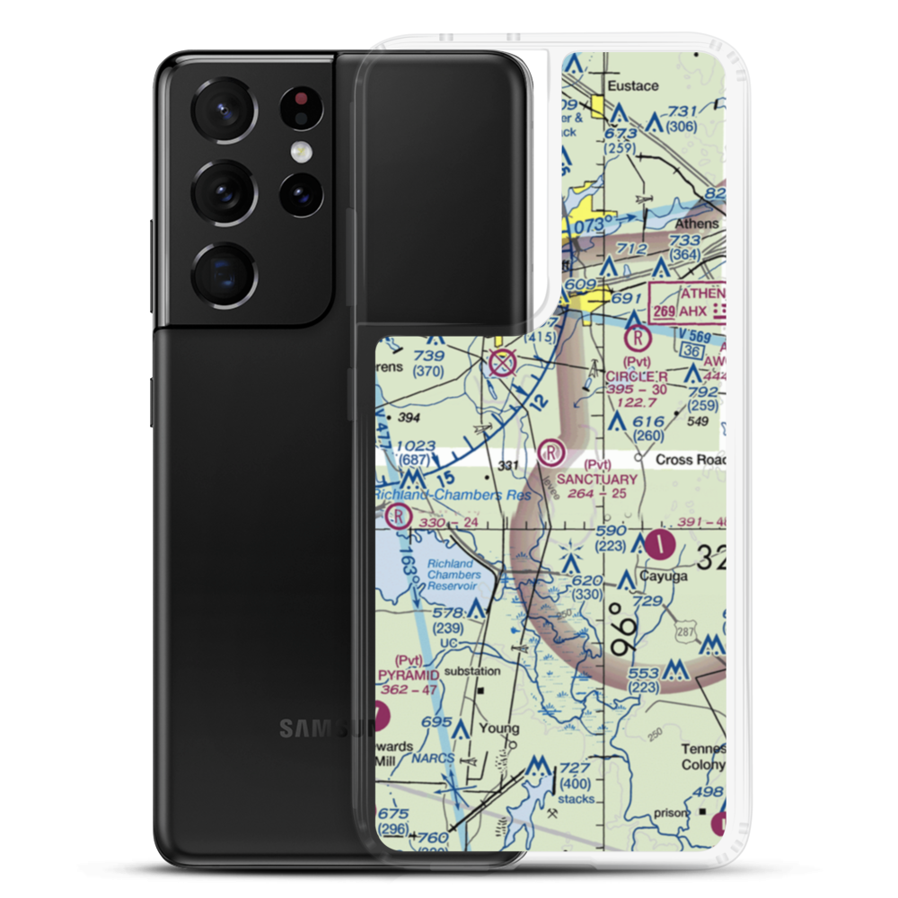 Sanctuary Ranch Airport (7TS4) VFR Sectional Samsung Case Samsung Galaxy S21 Ultra model shown