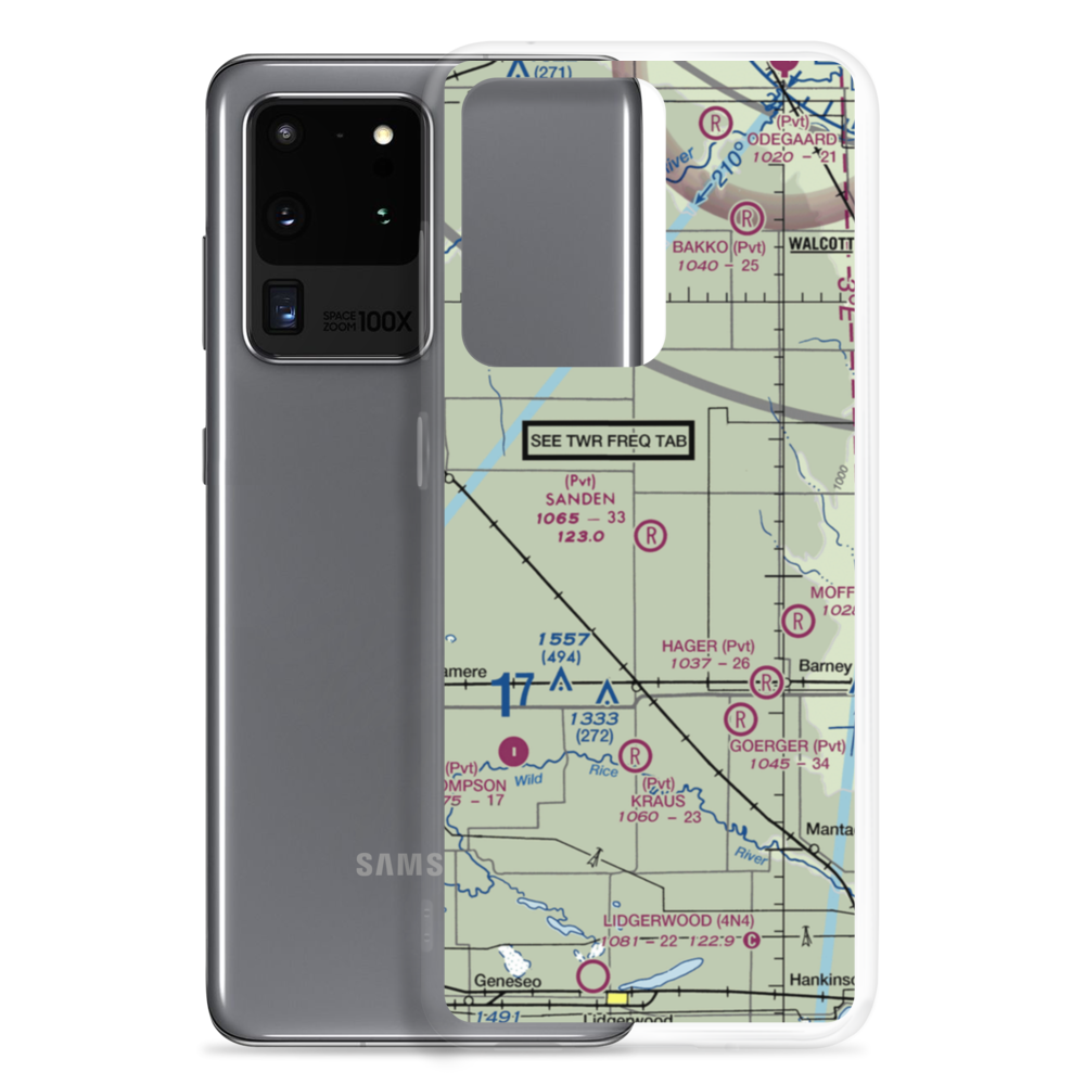 Sanden Airport (4ND8) VFR Sectional Samsung Case Samsung Galaxy S20 Ultra model shown