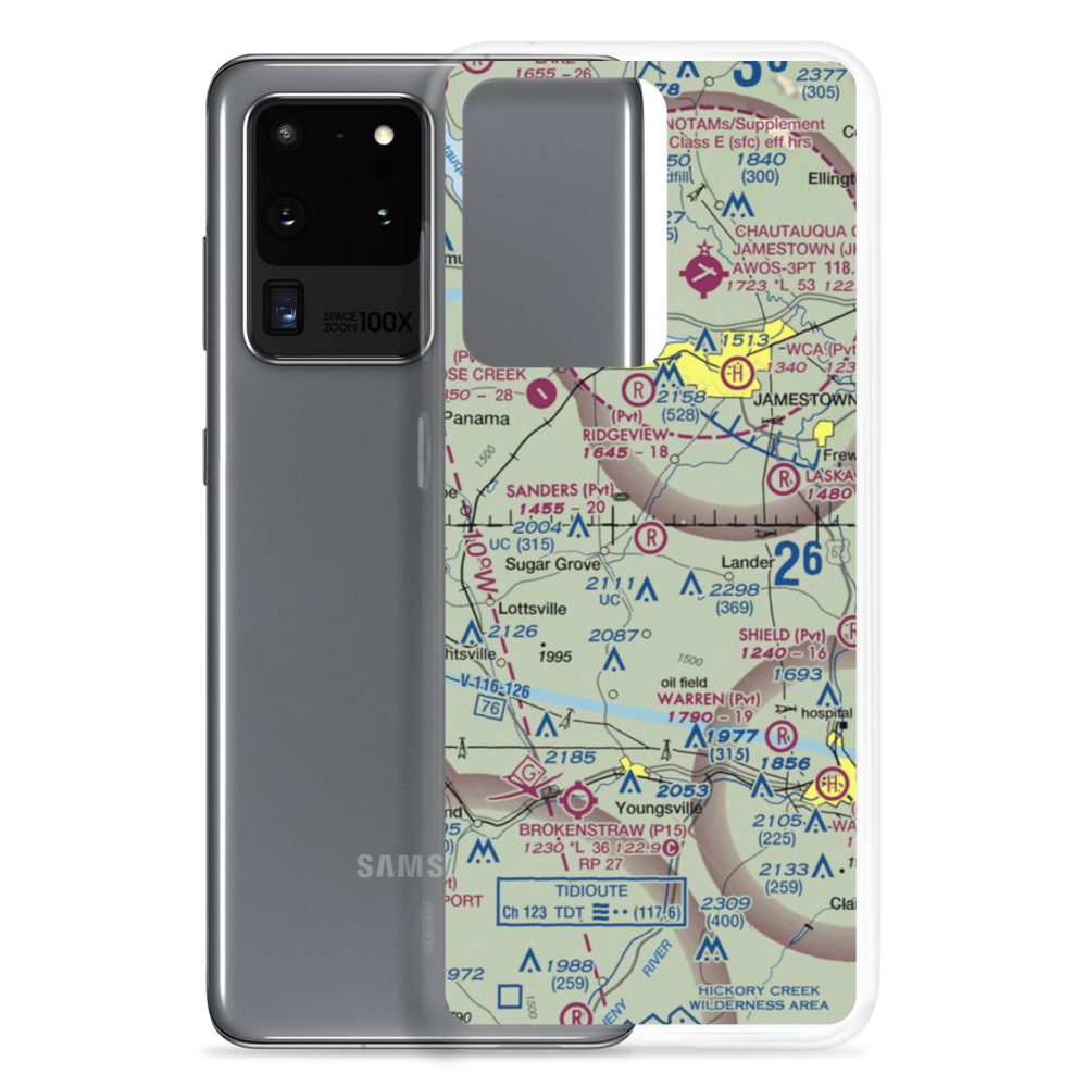 Sanders Personal Use Airport (70PN) VFR Sectional Samsung Case Samsung Galaxy S20 Ultra model shown