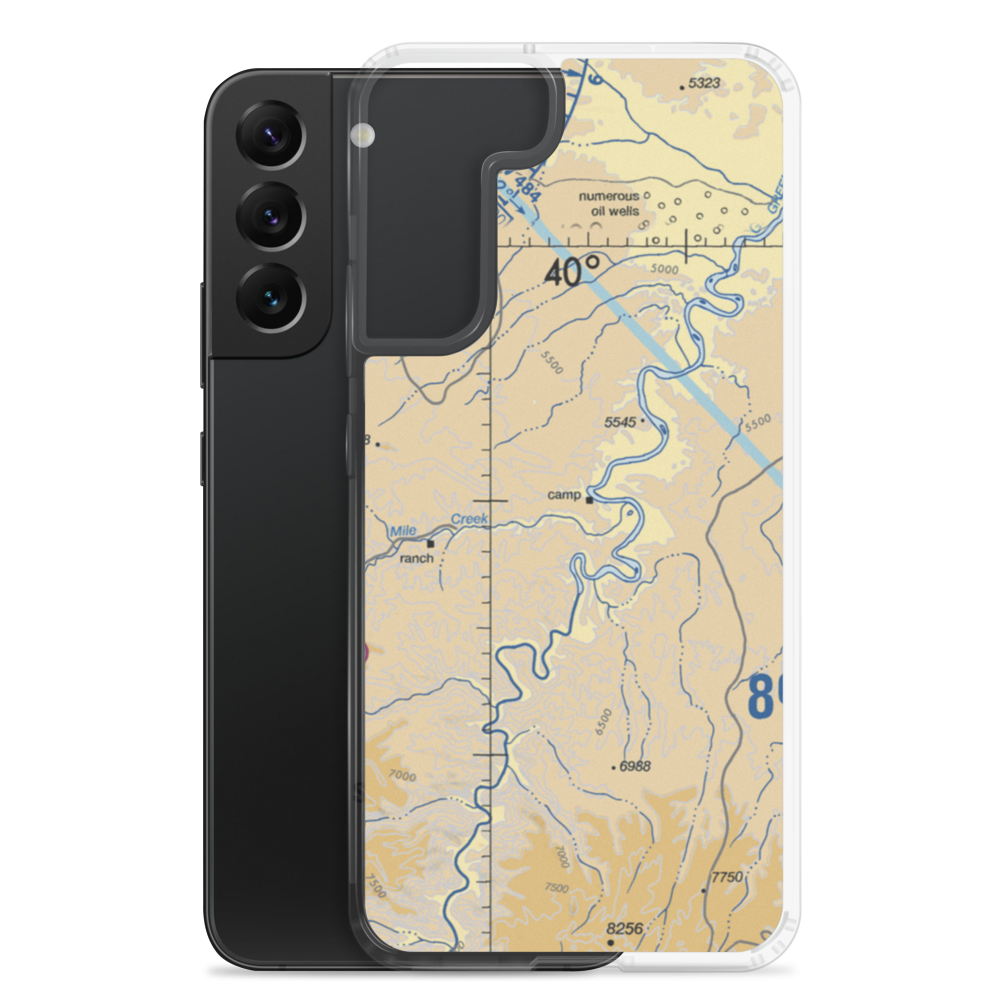 Sandwash Backcountry Strip (SAND) VFR Sectional Samsung Case Samsung Galaxy S22 Plus model shown