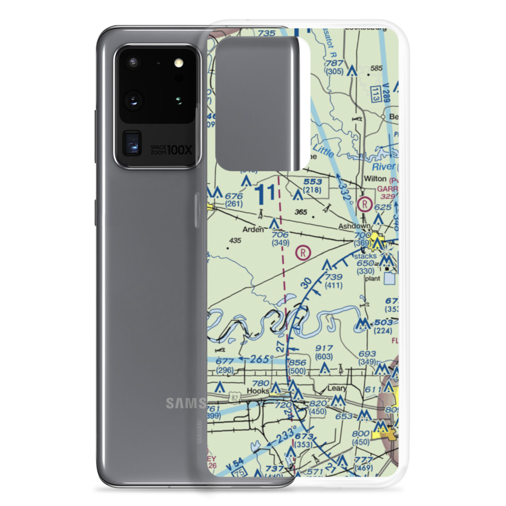 Sandy Ridge Farms Airport (57AR) VFR Sectional Samsung Case Samsung Galaxy S20 Ultra model shown
