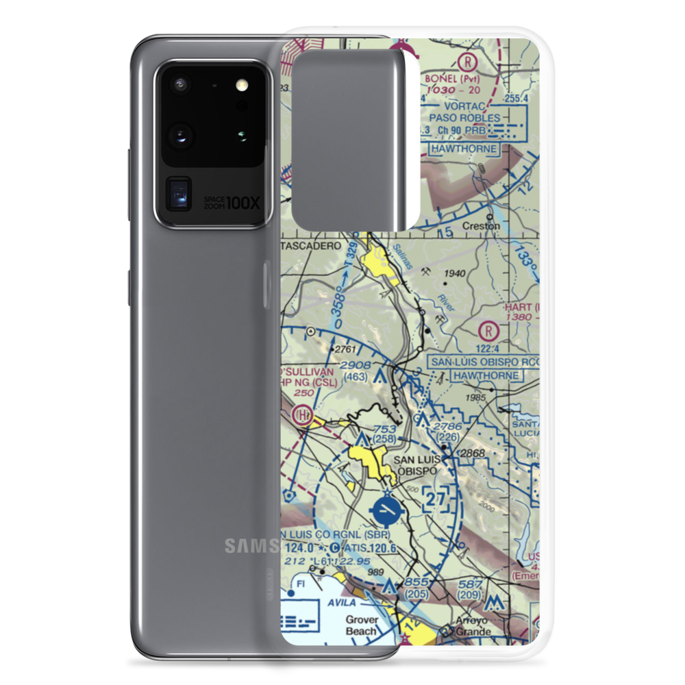 Santa Margarita Ranch Airport (US-0248) VFR Sectional Samsung Case Samsung Galaxy S20 Ultra model shown