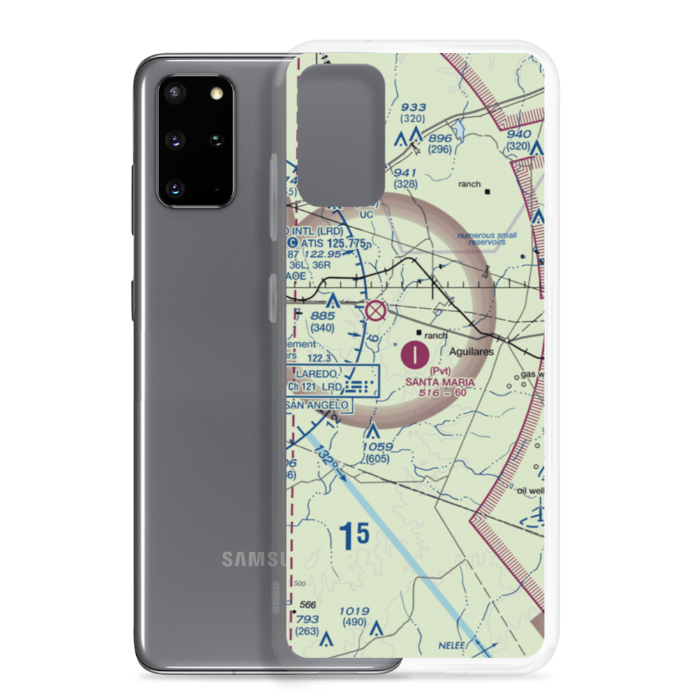 Santa Maria Ranch Airport (0TE5) VFR Sectional Samsung Case Samsung Galaxy S20 Plus model shown
