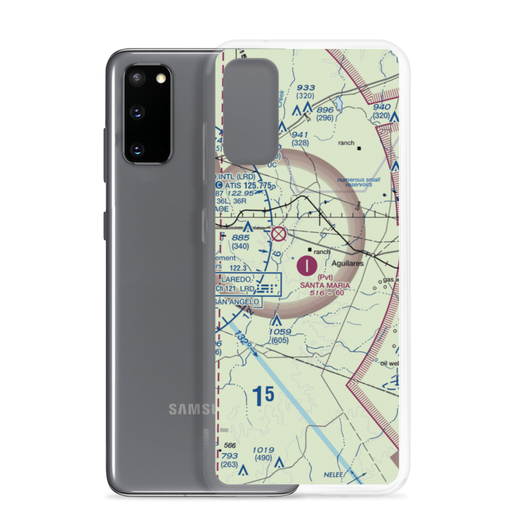 Santa Maria Ranch Airport (0TE5) VFR Sectional Samsung Case Samsung Galaxy S20 model shown