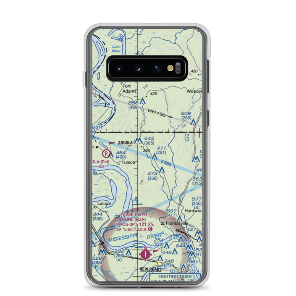 Sara Field (LS89) VFR Sectional Samsung Case Samsung Galaxy S10 model shown