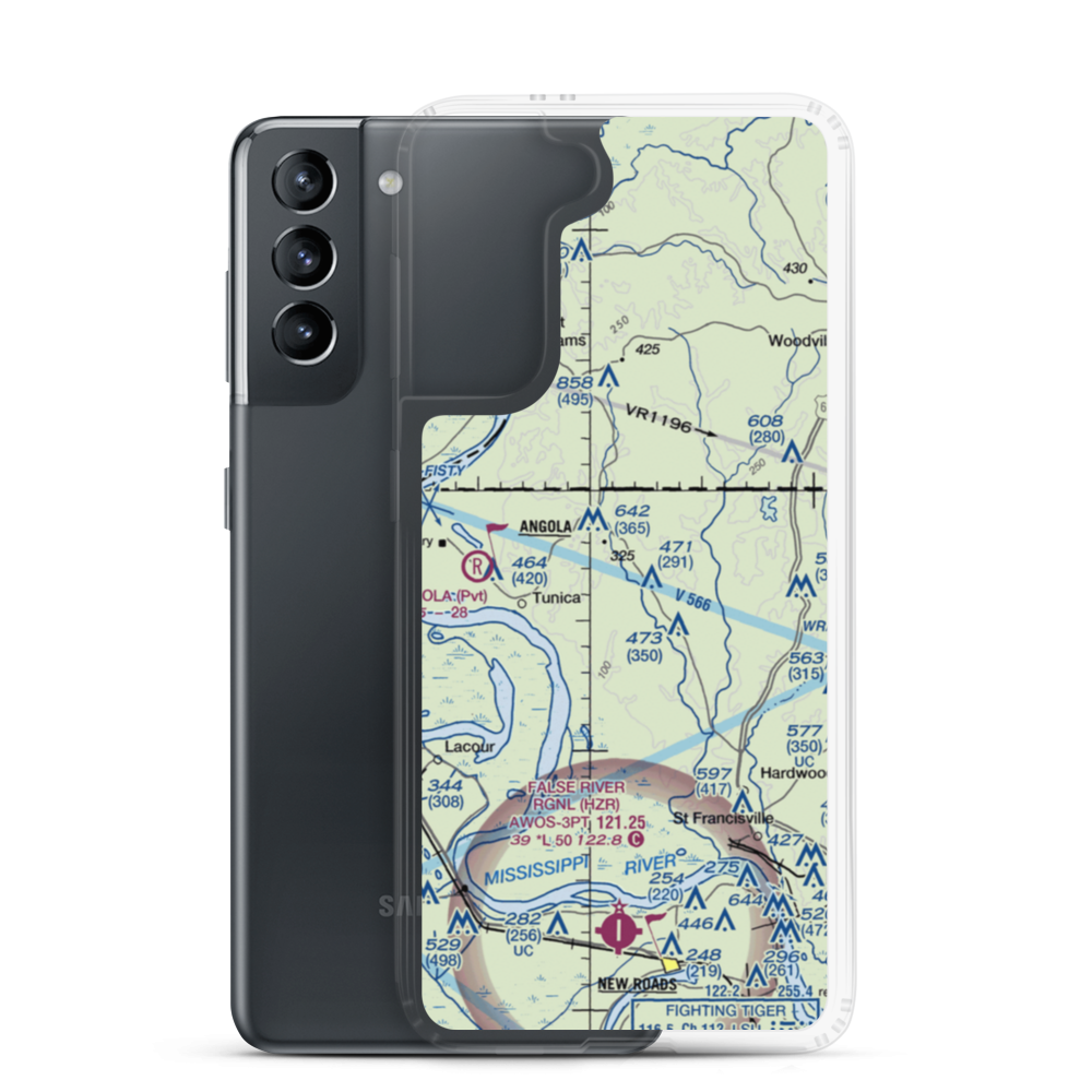 Sara Field (LS89) VFR Sectional Samsung Case Samsung Galaxy S21 model shown