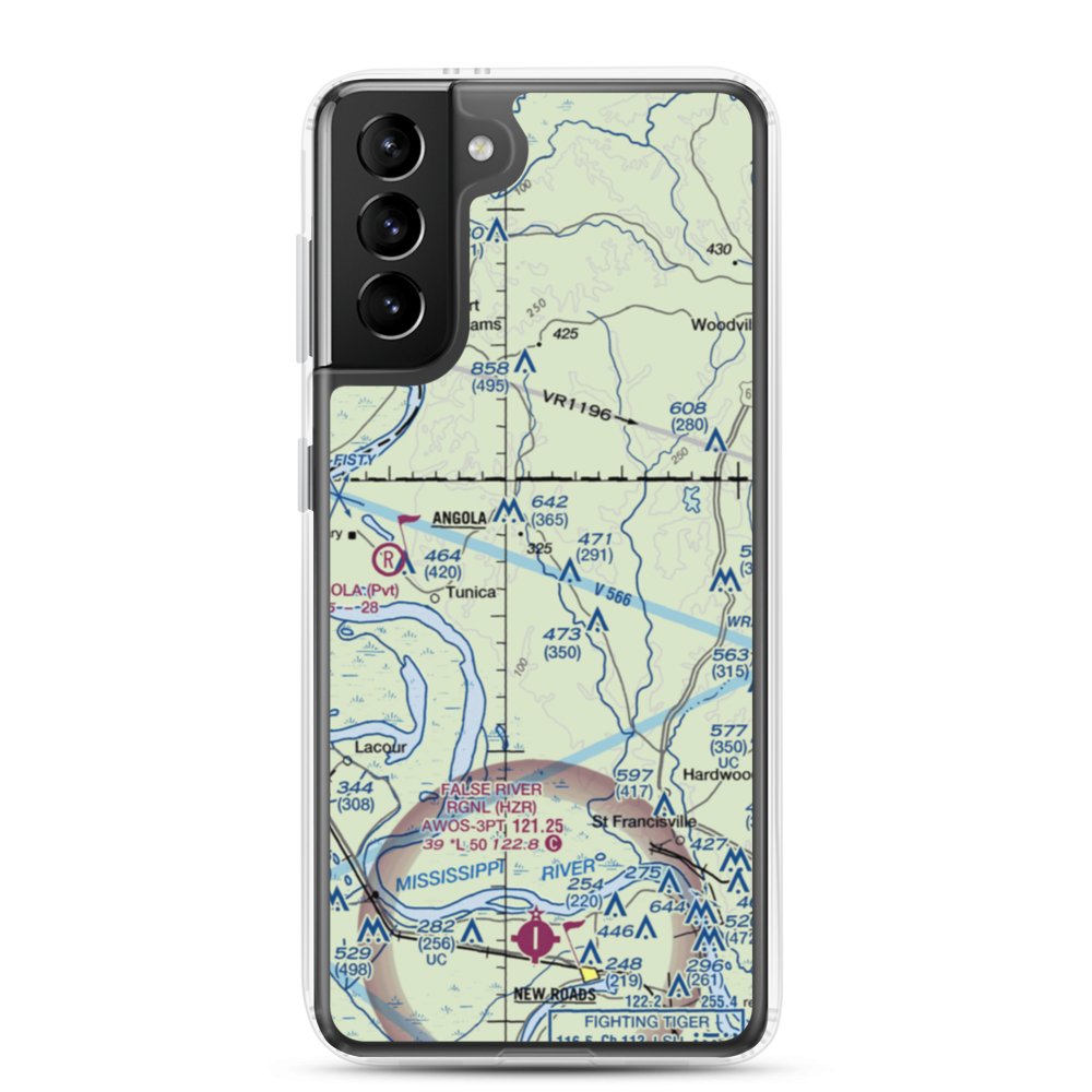 Sara Field (LS89) VFR Sectional Samsung Case Samsung Galaxy S21 Plus model shown