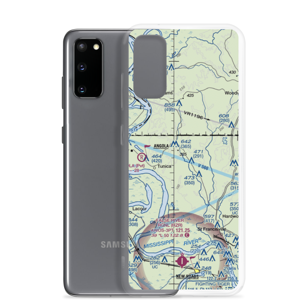 Sara Field (LS89) VFR Sectional Samsung Case Samsung Galaxy S20 model shown