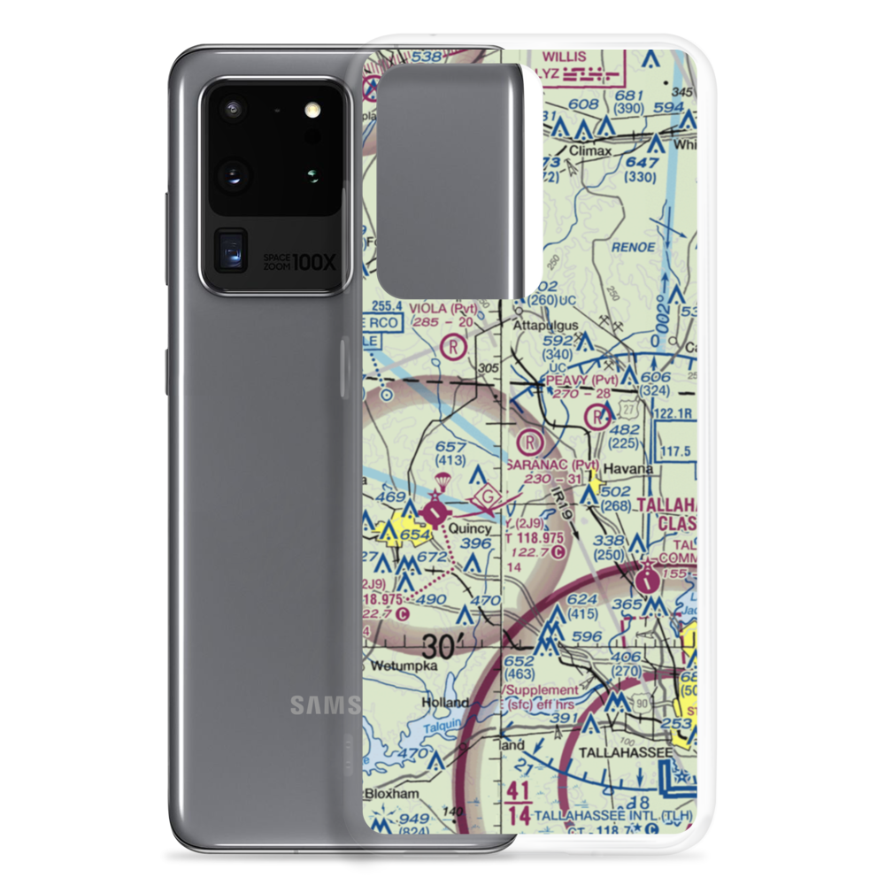Saranac Farm Airport (9FL2) VFR Sectional Samsung Case Samsung Galaxy S20 Ultra model shown