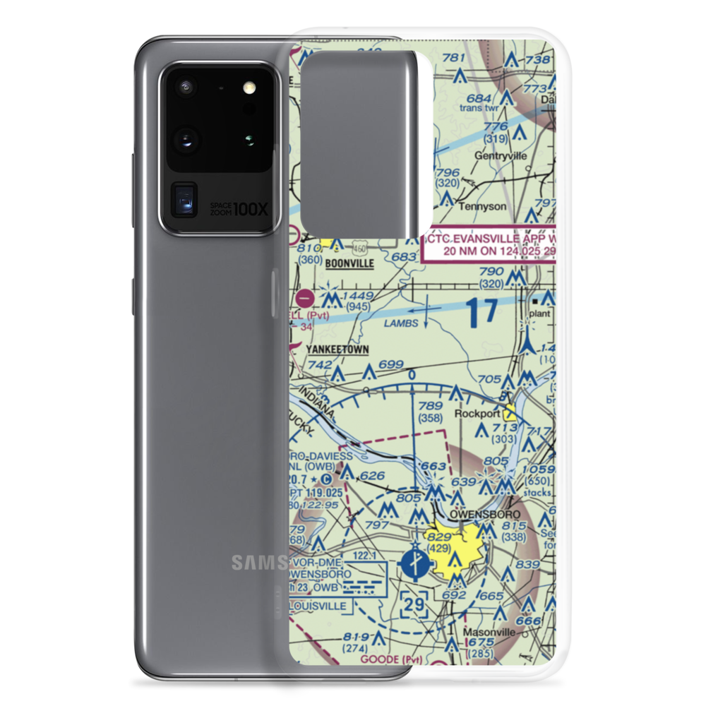 Sarver Field (US-0091) VFR Sectional Samsung Case Samsung Galaxy S20 Ultra model shown